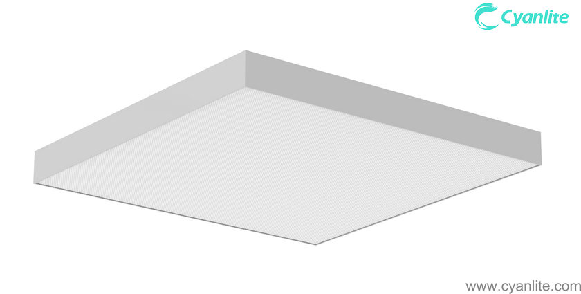 FRALA frameless LED panel light with microprismatic diffuser ugr19